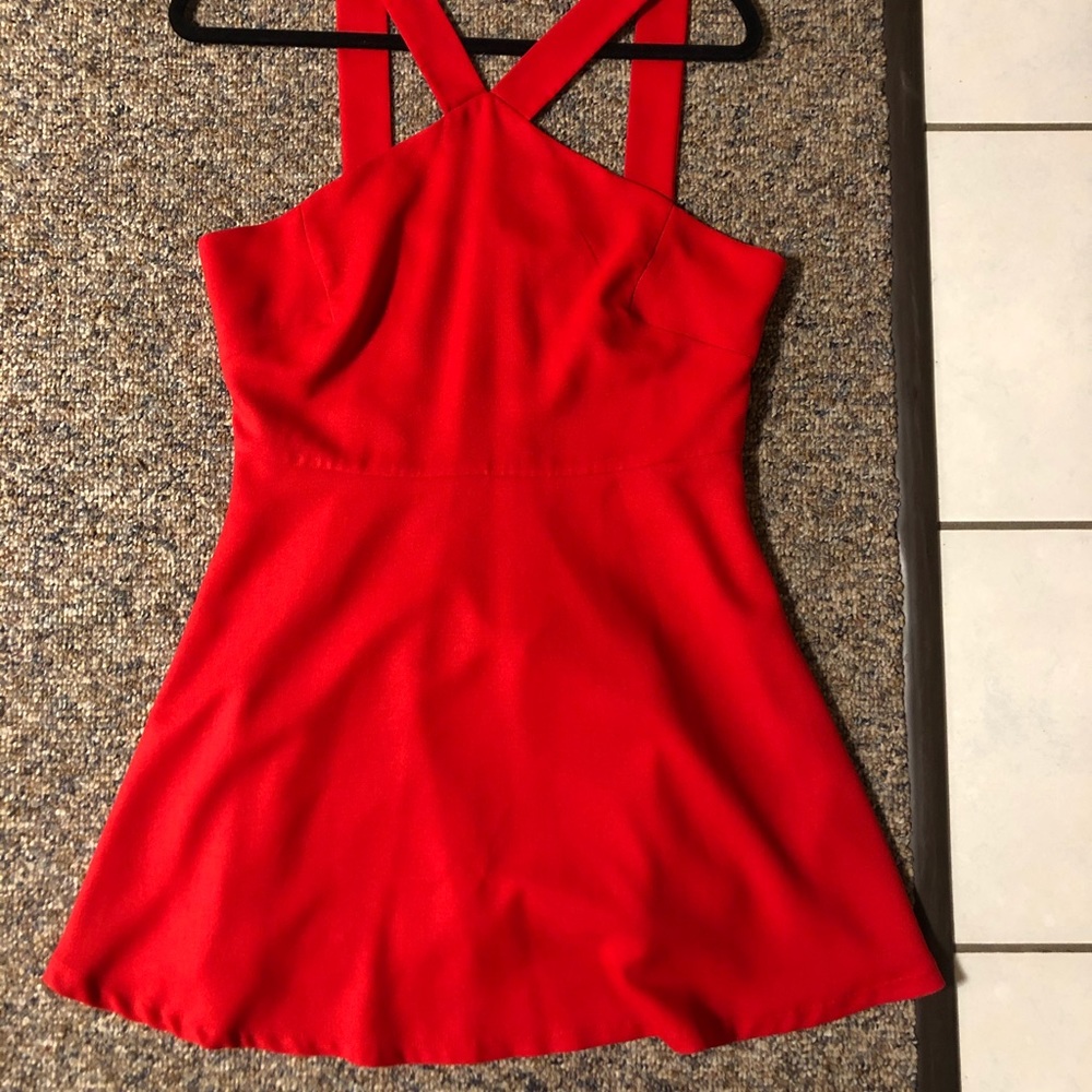 Red dress